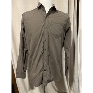 Kuhl Men's Medium Shirt Brown Tapered‎ Fit